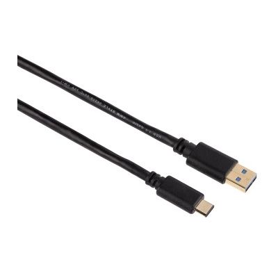 USB cable Hama USB3.0 Type-C connector (USB3.1 Gen1) - USB3.0 connector 1.8m, double shielded, gold-plated contacts