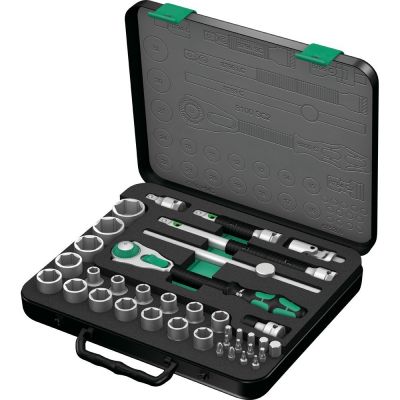 WERA 8100 SC 2 Zyklop Speed Ratchet set 1/2  drive metric