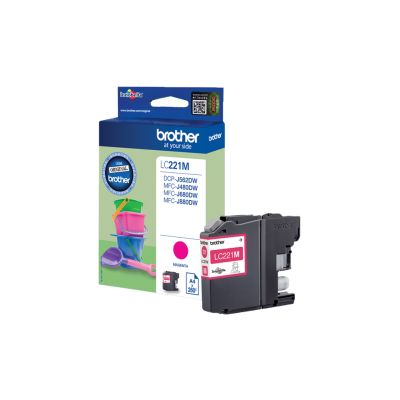 Tint Brother LC221M Magenta DCP-J562DW, MFC-J480DW, MFC-J680DW  260 lehte