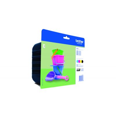 Tint Brother LC221VALBP tindikomplekt CMYK for 3 x 3.6 ml and 1 x 6.3 ml , DCP-J562DW, MFC-J480DW, MFC-J680DW