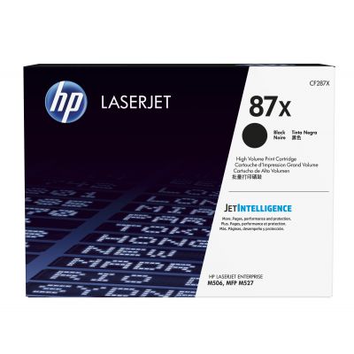 Tooner HP CF287X Black/must 18000lk LaserJet Enterprise Flow MFP M527c/z/dn/f/dnm M506dn/n/x, Pro M501n/dn