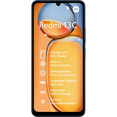 Xiaomi Redmi 13C 4+128GB, sinine