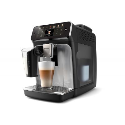 Philips Philips Espresso Machine EP4446/70 Pump pressure 15 bar Built-in milk frother Fully automatic 1500 W Black/Silver