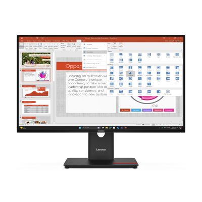 Lenovo T27-40 | 27 " | IPS | 16:9 | 120 Hz | 6 ms | 1920 x 1080 pixels | 300 cd/m | HDMI ports quantity 1 | Black | Warranty 36 month(s)