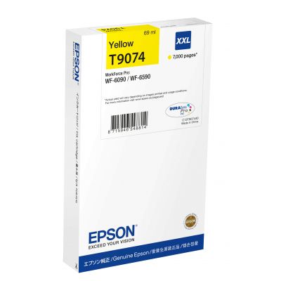 Tint Epson T9074 Yellow/kollane XXL 69ml 7000lk WorkForce Pro WF-6590/WF-6090