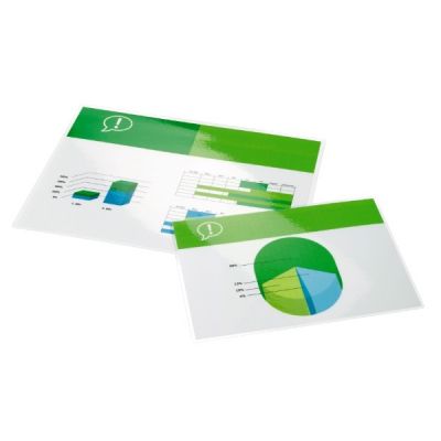 Lamineerimiskile A4 125mic, 100 A4 kile pakis, GBC Document Laminating Pouches Gloss