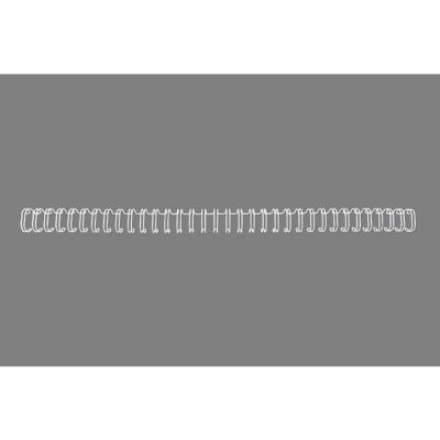 Wire spines GBC 3:1 NO5 8mm A4 White(100)