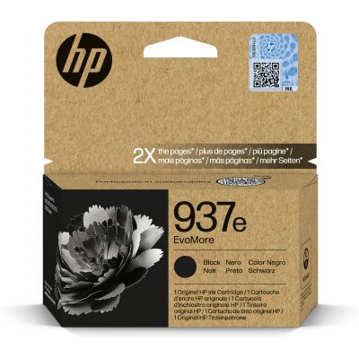 Tint HP 937e EvoMore Black/must 3100lk 4S6W9NE Officejet Pro 9110b, 9120e, 9720E, 9730e