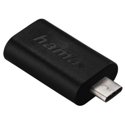 Adapter USB-C pistik USB-A pesa Hama OTG USB3.1 Gen1 5Gbit/s varjestatud