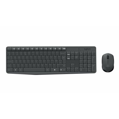 Keyboard + mouse Logitech Wireless Desktop combo MK235 PAN-Nordic 2YW