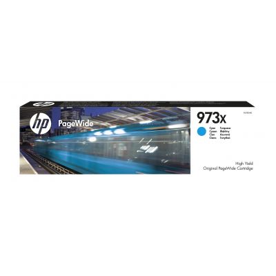 Tint HP 973X F6T81AE High Yield Cyan suuremahuline 7000lk PageWide Pro 452dn/dw/dwt, 477dn/dw/dwt, Managed MFP P57750dw, P55250dw