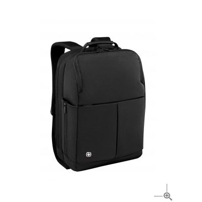 Sülearvuti seljakott Wenger Reload 16" Laptop Backpack, must, kaks sektsiooni, 10" tahvelarvuti tasku, 18x31x44cm, 16L