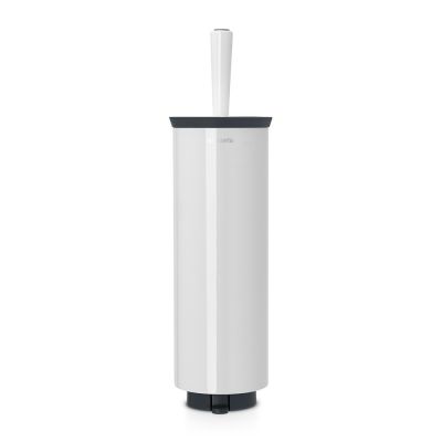 Toilet brush and holder Brabantia, for wall / Pure White, white