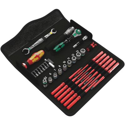 WERA Kraftform Kompakt W1 Maintenance Set 35 parts