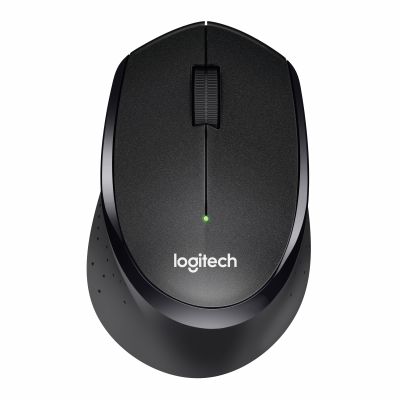 Hiir Logitech B330 Wireless Silent Plus Mouse Black 2.4GHz 1000dpi AA-battery 2YW OEM