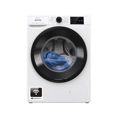 Gorenje Washing machine | WPNEI82A1SWIFI | Energy efficiency class A | Front loading | Washing capacity 8 kg | 1200 RPM | Depth 55 cm | Width 60 cm | Display | LED | Steam function | White