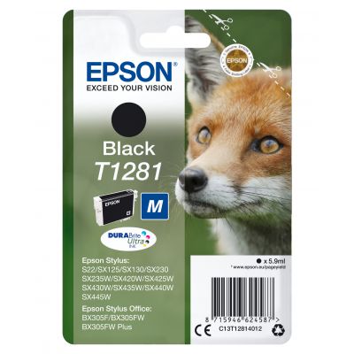 Ink Epson T1281 black 5.9ml S22 / SX125 / SX425W / BX305F