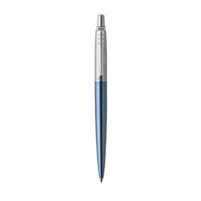 Ballpoint pen Parker Jotter Waterloo Blue Chrome Color Trim, M blue