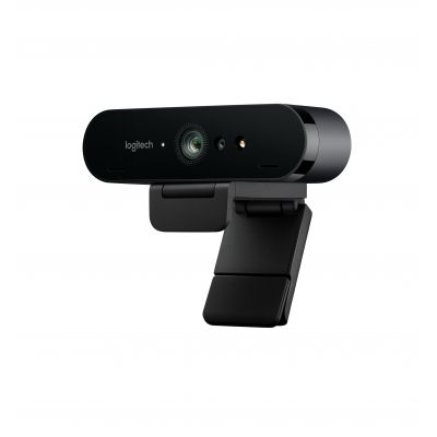 Logitech BRIO Webcam with 4K Ultra HD video & RightLight 3 with HDR