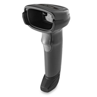 DS2208-SR BLACK (WITH STAND)  USB KIT: SCANNER, SHIELDED