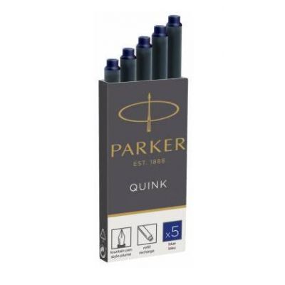 Ink balloon PARKER Qu, 5pcs / pack, blue pen
