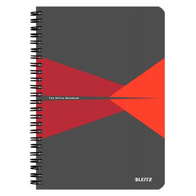 Notebook Leitz Office A5 Ruled, wirebound with PP cover
