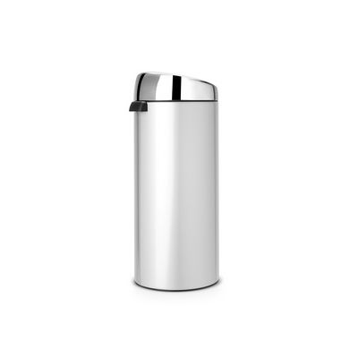 Trash can 30L, Brabant, Touch bin, K-72cm / Metallic Gray