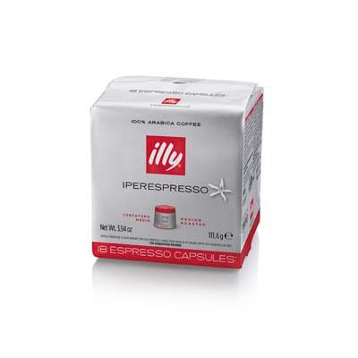 Kohvikapslid Illy, espresso, 18tk punane