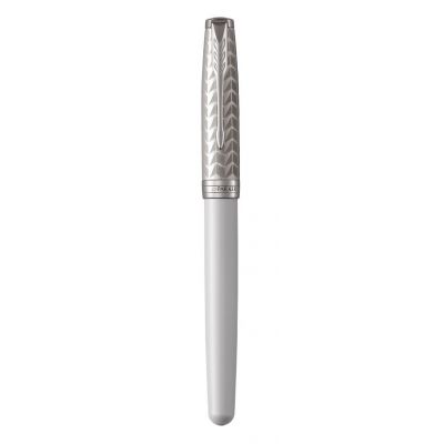 Fountain pen 18K Parker Sonnet Metal & Pearl CT,Fine