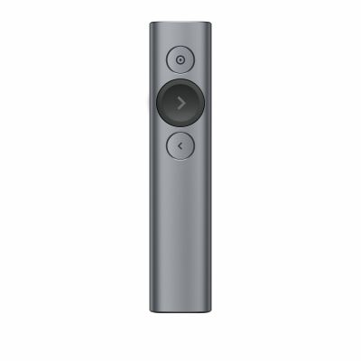 Esitluspult Logitech Spotlight Virtual Presenter Remote Slate - arvuti slaidiprogrammis punkti kuvamine ja suurendus, aku kiirlaadimine