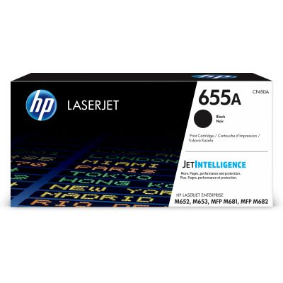 Tooner HP 655A CF450A Black/must 12500lk Color LaserJet Enterprise M652/ M653; Flow MFP M681/M682