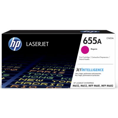 "Toner HP 655A CF453A Magenta 10500lk Color LaserJet Enterprise M652 / M653