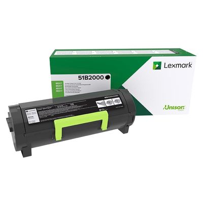 Tooner Lexmark MS/MX 317/417/517/617 51B2000 Monochrome Laser, Black 2500lk