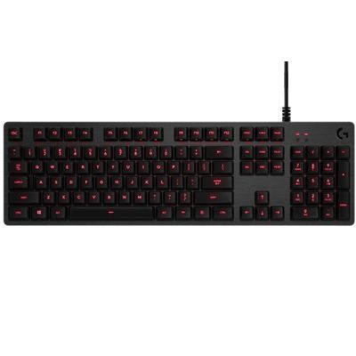 LOGITECH G413 Corded Mechanical Gaming Keyboard - CARBON - NORDIC - USB