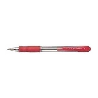 Ballpoint pen Pilot Supergrip-G Fine ball 0.7 (line, 0.5-0.28 mm), red