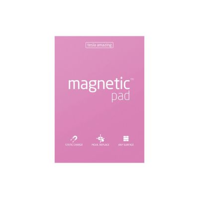 Märkmepaber elektrostaatiline Magnetic Pad, A3, roosa, 50 lehte