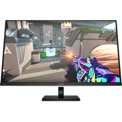 HP OMEN Transcend 32 White Backlit Gaming Charging Monitor - 31.5" 3840 x 2160 4K UHD 240Hz 250-nit AG, QD-OLED, USB-C(140W/15W)/2x HDMI/DisplayPort/Audio Jack, USB-C, 3x USB-A, KVM switch, speakers,