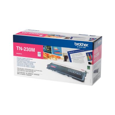 Toner Brother TN230M Magenta 1400lk @ 5 % HL-3040CN, HL-3070CW, MFC-9010CN, MFC-9120CN