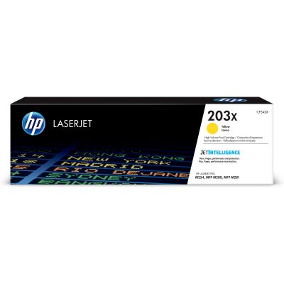 Toner HP CF542X 203X Yellow 2500pg for Color LaserJet Pro M254, MFP M280 / M281, M254dw, M254nw