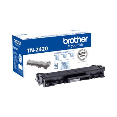 Toner Brother TN2420 Black 3000lk @ 5 % DCP-L2510DW, L2530DW, L2550DW, HL-L2310D, L2350DW, L2370DN, L2375DW, MFC-L2710DW, L2730DW, L2750DW