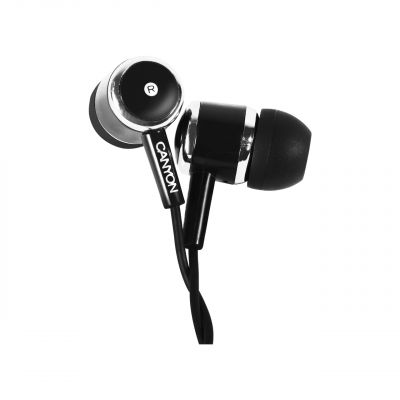 CANYON headphones EPM-01 Mic 1.2m Black