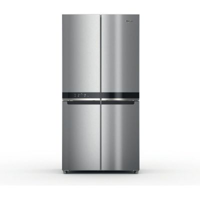 Whirlpool Refrigerator | WQ9 E2L EF | Energy efficiency class E | Free standing | Side by side | Height 187.4 cm | Fridge net capacity 388 L | Freezer net capacity 222 L | Display | 36 dB | Stainless