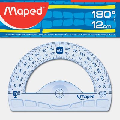 Protractor 180 12cm GEOmetric, Maped