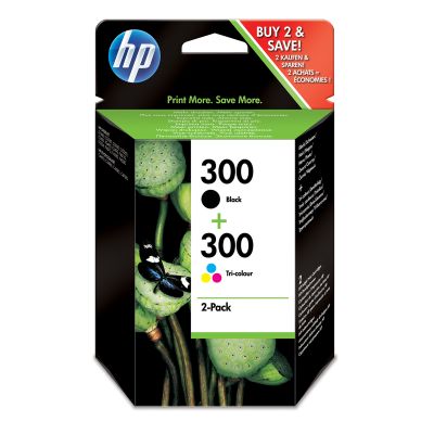 Tint HP CN637E No 300 combo-pack Black+Color (must+värv komplekt) (Envy 110)