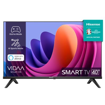 Hisense FHD Smart TV | 40A4N | 40" | Smart TV | VIDAA OS | FHD | Black