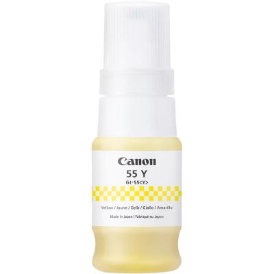 Tint Canon GI-55Yellow - kollane 4500lk 40ml - MAXIFY GX1050, GX2050