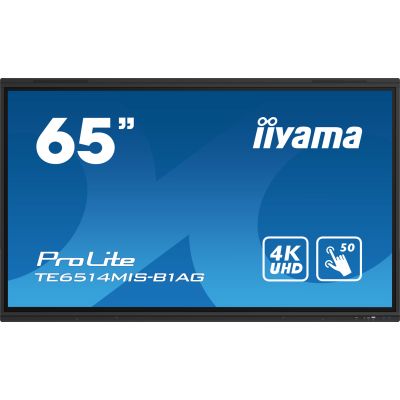 Interaktiivne LED puutetahvel Iiyama ProLite TE6514MIS-B1AG - 65" 4K UHD (2160p) 3840x2160 WiFi- black