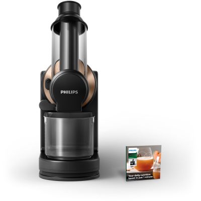 Philips Viva Collection Slow-pressed juicer HR1888/70, XL pipe 70 mm, 150W
