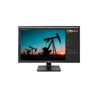 LCD Monitor|LG|27"|4K|Panel IPS|3840x2160|16:9|75Hz|Matte|5 ms|Speakers|Pivot|Height adjustable|Tilt|Colour Black|27BN55UP-B