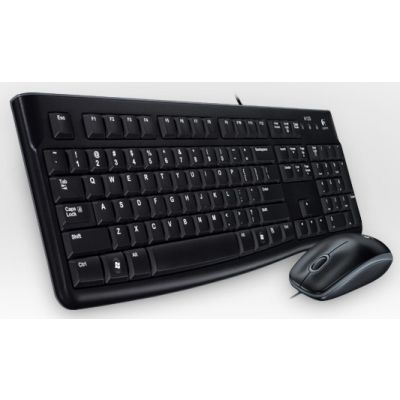 Klaviatuur+hiir Logitech MK120 Desktop US USB, garantii 2 aastat